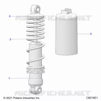 SUSPENSION, CHOQUE FRONTAL TRACK