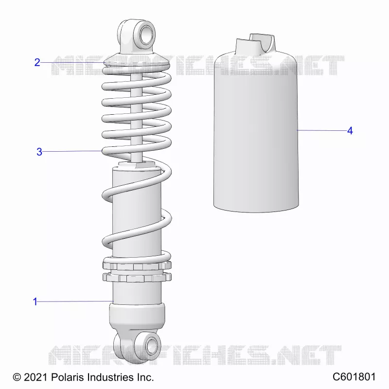 SUSPENSION, CHOQUE FRONTAL TRACK