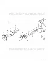 ENGINE, FUEL CAMSHAFT AND GOBERNADOR SHAFT