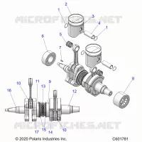 ENGINE, PISTON AND CIGUEÑAL