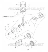 MOTOR, CIGUEÑAL AND PISTÓN