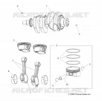 MOTOR, CIGUEÑAL AND PISTÓN