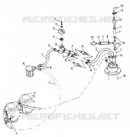 SISTEMA DE COMBUSTIBLE (DELUXE) SL 700 Deluxe B974072 and Intl. SL 700 Deluxe I974072 (4940874087A012)