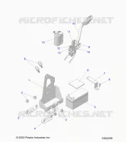 ELECTRICA, BATTERY, MANUAL START POWER UP COMPONENTS