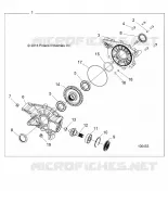 TREN, REAR GEARCASE INTERNALS