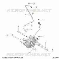 TREN, FRONT GEARCASE MOUNTING
