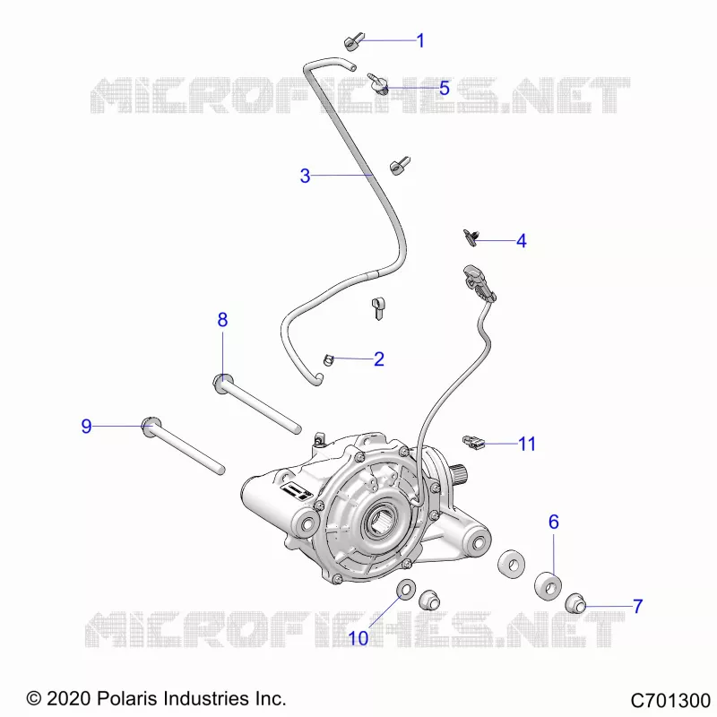 TREN, FRONT GEARCASE MOUNTING