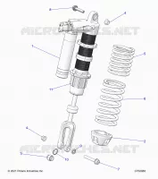 SUSPENSION, CHOQUE FRONTAL MOUNTING, STANDARD/PREMIUM
