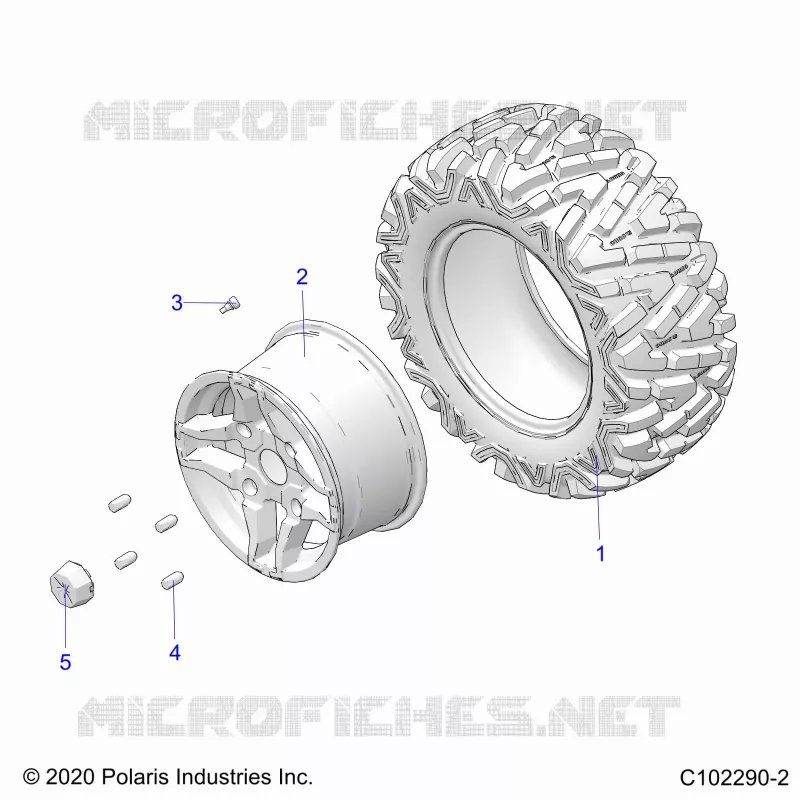 RUEDAS, REAR TIRE