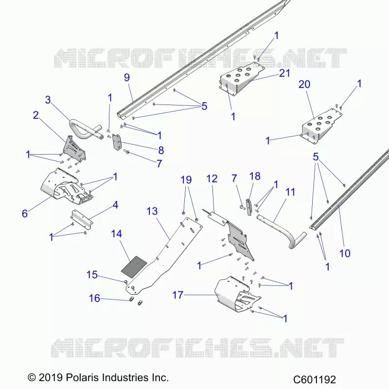 CHASSIS, PROTECCIÃ³N DEL EMBRAGUE AND FOOTRESTS