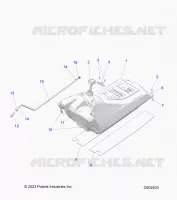 SISTEMA DE COMBUSTIBLE, FUEL TANK ASM.