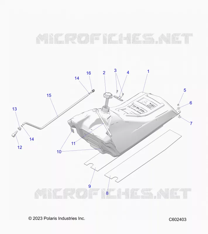 SISTEMA DE COMBUSTIBLE, FUEL TANK ASM.