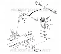 Wishbones Front   TIRANTES DE DIRECCIÓN 2x4 400L W947540 (4926752675B006)