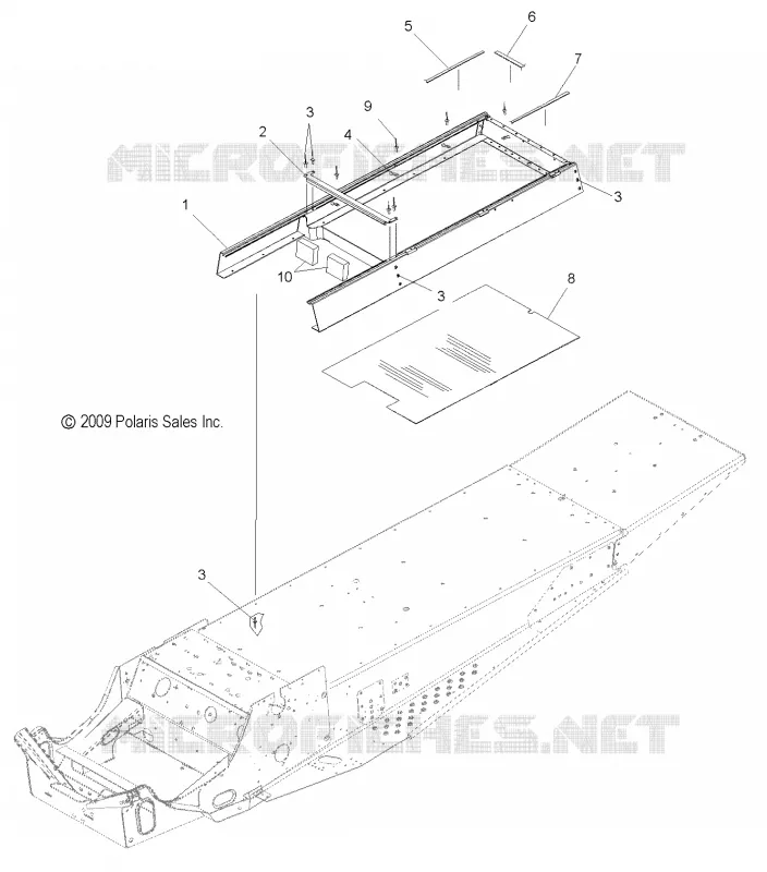 CHASIS, ASIENTO RISER