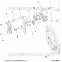 BRAKES, PINZA FRENO TRASEIRA