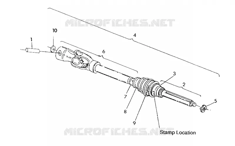 CV JOINT 250 4X4 / W928127 (4922872287B05A)