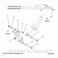 SUSPENSION, MONTAJE DE DESCARGA, REAR SUSP.