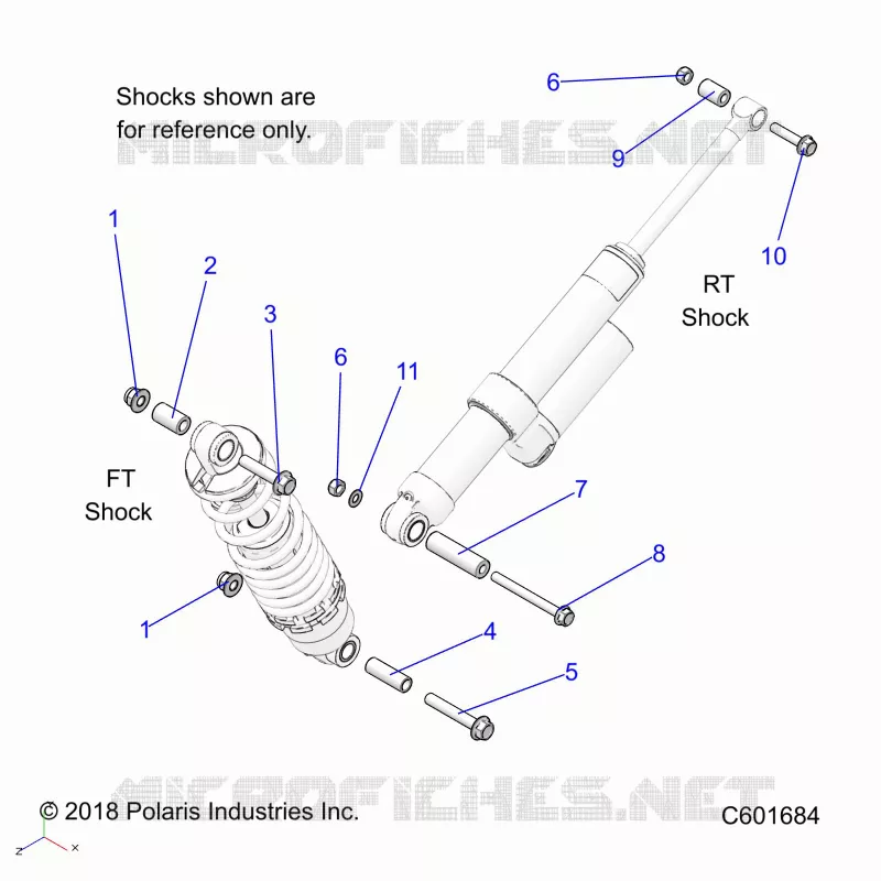 SUSPENSION, MONTAJE DE DESCARGA, REAR SUSP.