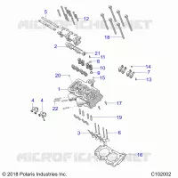 ENGINE, CULATA, CAM AND VALVES