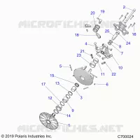 TREN, PRIMARY CLUTCH