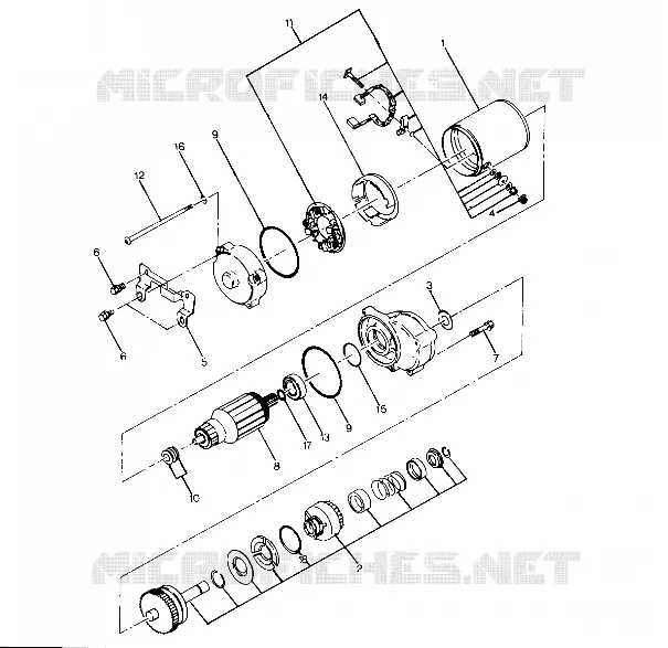 MOTOR DE ARRANQUE ASSEMBLY (4916351635047A)