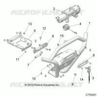 PARACHOQUES DELANTERO, W/WINCH