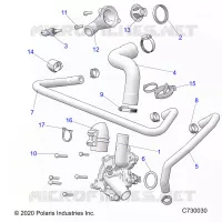 MOTOR, WATERPUMP AND BYPASS