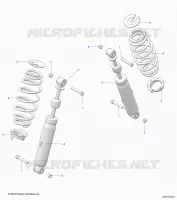 SUSPENSION TRASERA SHOCK AND MOUNTING