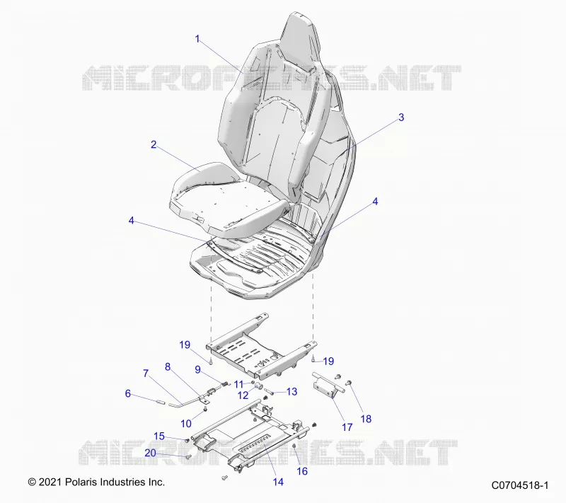 ASIENTO ASM., DRIVER / PASSENGER