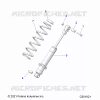 SUSPENSION, SHOCK TRASERO TRACK (7045713)