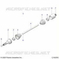 TREN, DRIVE SHAFT, MIDDLE