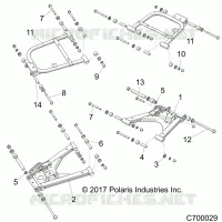 SUSPENSION TRASERA CONTROL ARMS