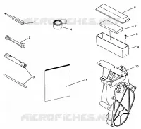 KIT DE HERRAMIENTA 500 EFI SKS 0962574, 500 EFI RMK 0962974, and EUROPEAN 500 EFI SKS (4931983198C007)