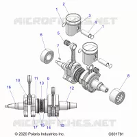 ENGINE, PISTON AND CIGUEÑAL