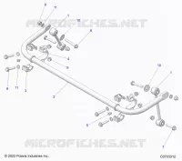 SUSPENSION, BARRA ESTABILIZADORA, REAR