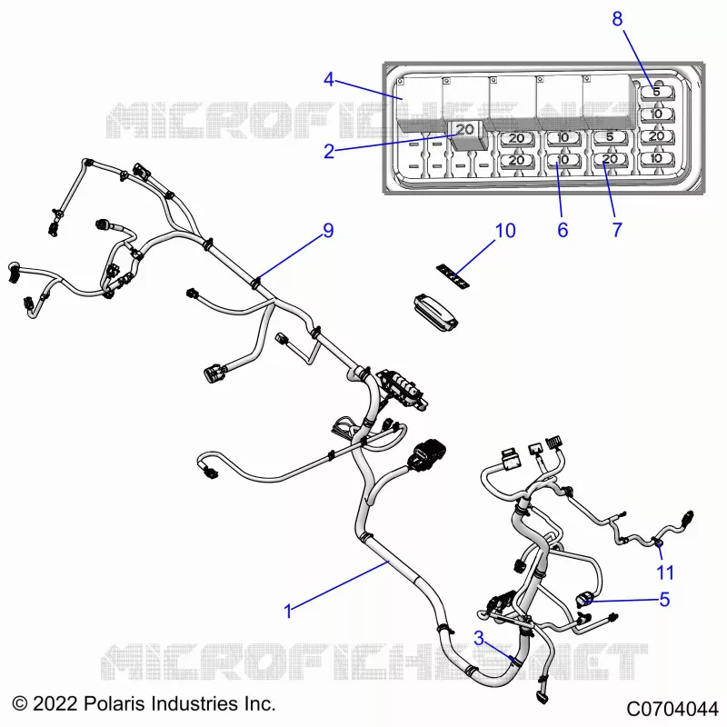 ELECTRICA, WIRE HARNESSES, CHASSIS