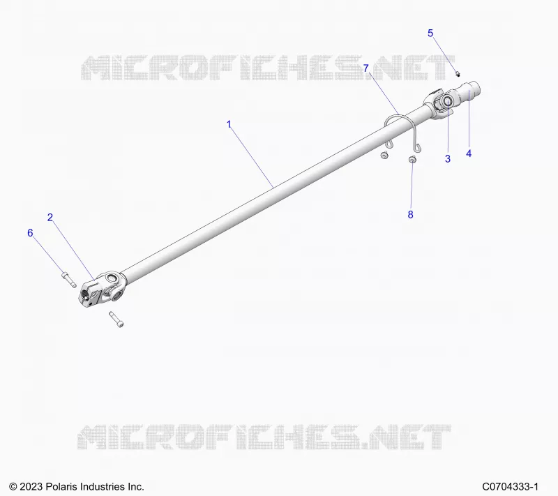 TREN, FRONT PROP SHAFT