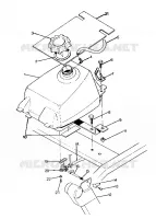 MONTAJE DEL DEPÓSITO DE COMBUSTIBLE 250 4x6 / W928627 (4922902290004A)