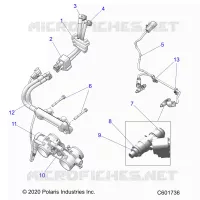 SISTEMA DE COMBUSTIBLE, RAIL, LINES AND THROTTLE BODY