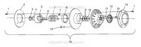 accionado de embrague 600 XC 0971776 and EUROPEAN 600 XC E971776 (4937933793B014)