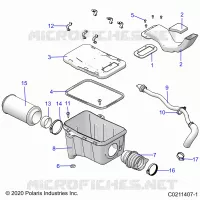 ENGINE, TOMA DE AIRE SYSTEM