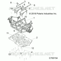 CHASSIS, MARCO PRINCIPAL AND SKID PLATES