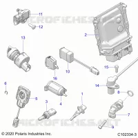 ELECTRICA, SWITCHES, SENSORS, ECU AND CONTROL MODULES
