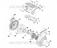 VENTILADOR DE LA CUBIERTA Y EL ARRANQUE DE RETROCESO