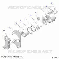 BRAKES, PINZA TRASERA