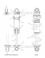 SUSPENSION, CHOQUE FRONTAL TRACK, MONOTUBE 7045530