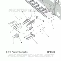 CHASIS, FOOTREST-RH