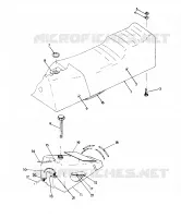 ASIENTO/TANQUE DE GAS ASSEMBLY SuperTrak (4921292129003A)
