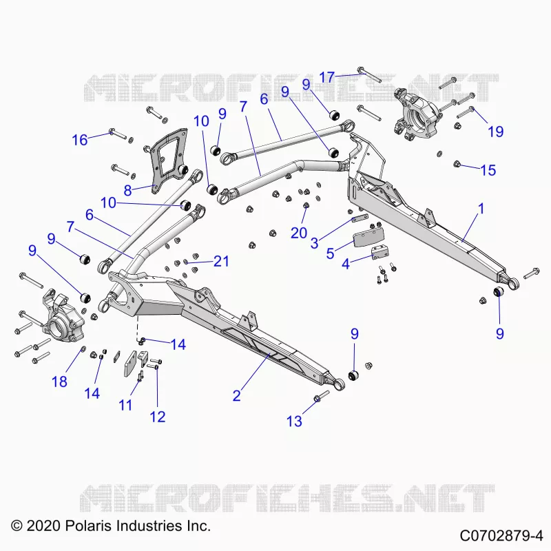 SUSPENSION TRASERA CONTROL ARMS