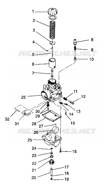 CARBURADOR STARLITE GT / 0933127 (4923232323033A)